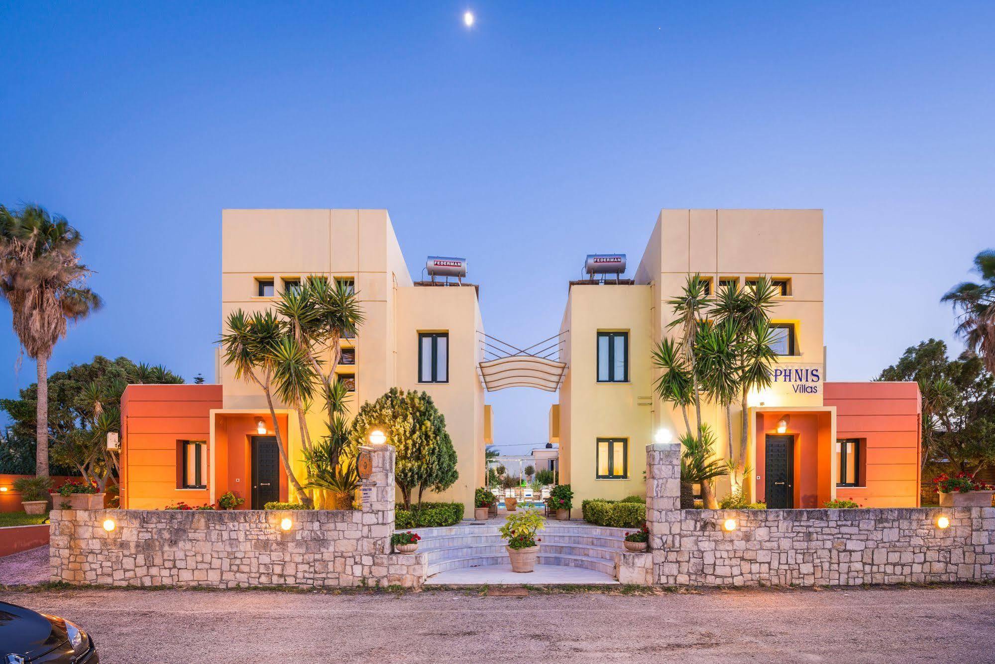 Daphnis Villas Chrissi Akti Chania Exterior foto